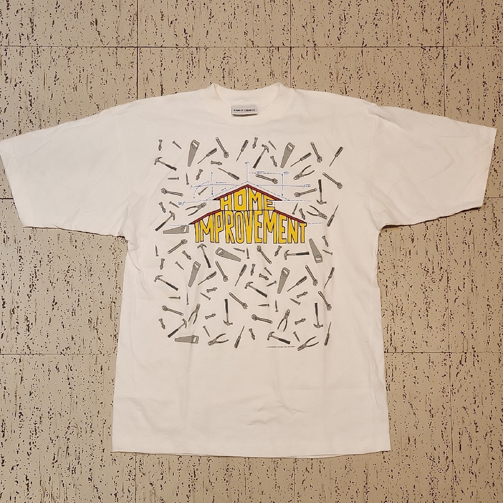 Home Improvement Stanley Desantis Tool Time Full Graphic T Shirt Vintage 90s